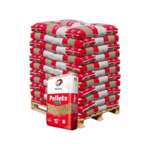 Palette de Granulés de Bois TotalEnergies Premium – 66 Sacs de 15 kg – 100 % Résineux