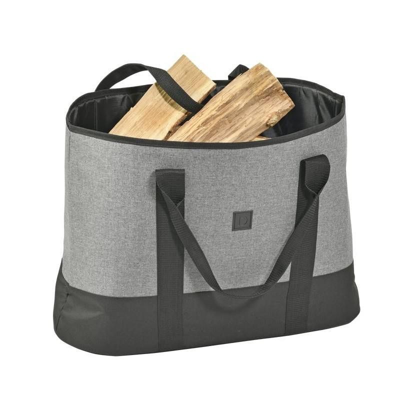 oveo-sac-bois-de-chauffage OVEO – Sac à bûches en denim gris/noir – Image 1